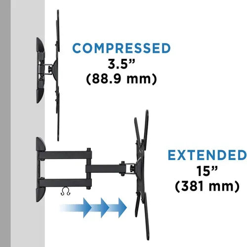 Soporte De Pared Movible Para Tv De 32 A 55 Pulgadas An400 N Negro