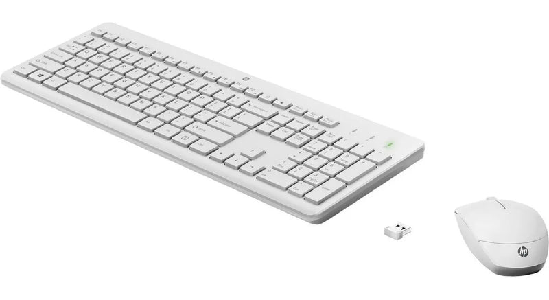 Combo Hp 230 Teclado + Mouse Inalambrico Blanco