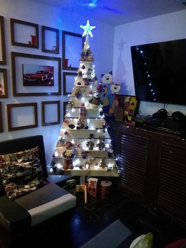 Árboles De Navidad En Madera Pino Canadiense