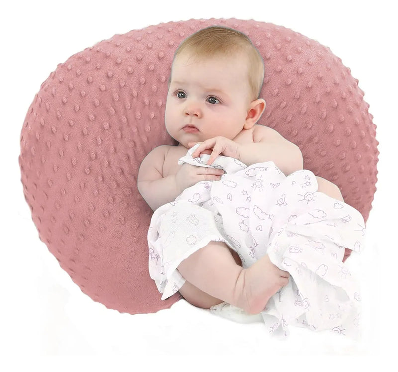 Almohada Cojin Materno De Lactancia Multiusos Ergonómico Color Rosa