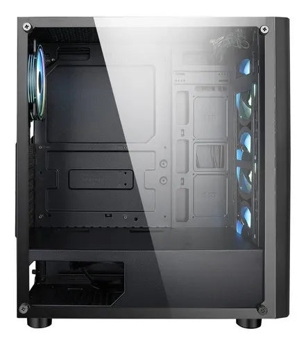 Caja Chasis Atx Gamer Iceberg Crystal G9 V3 4 Fan Argb 12cm Negro