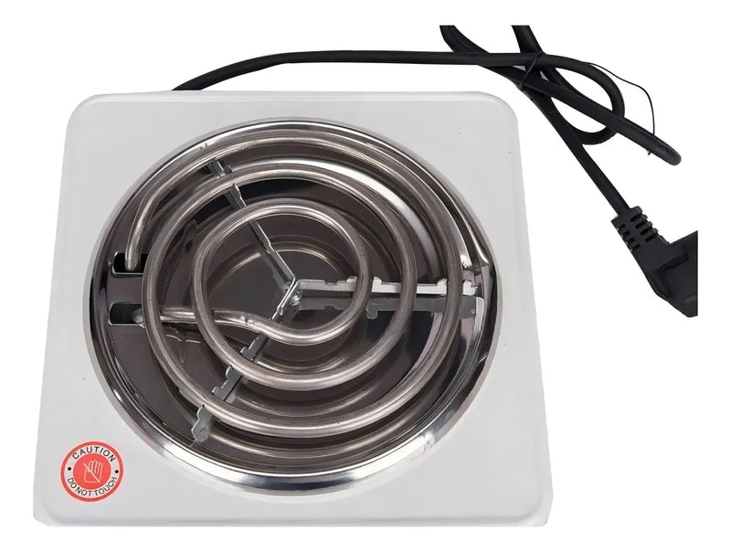 Estufa Electrica De 1 Puesto Fogon Portatil 110v Color Negro