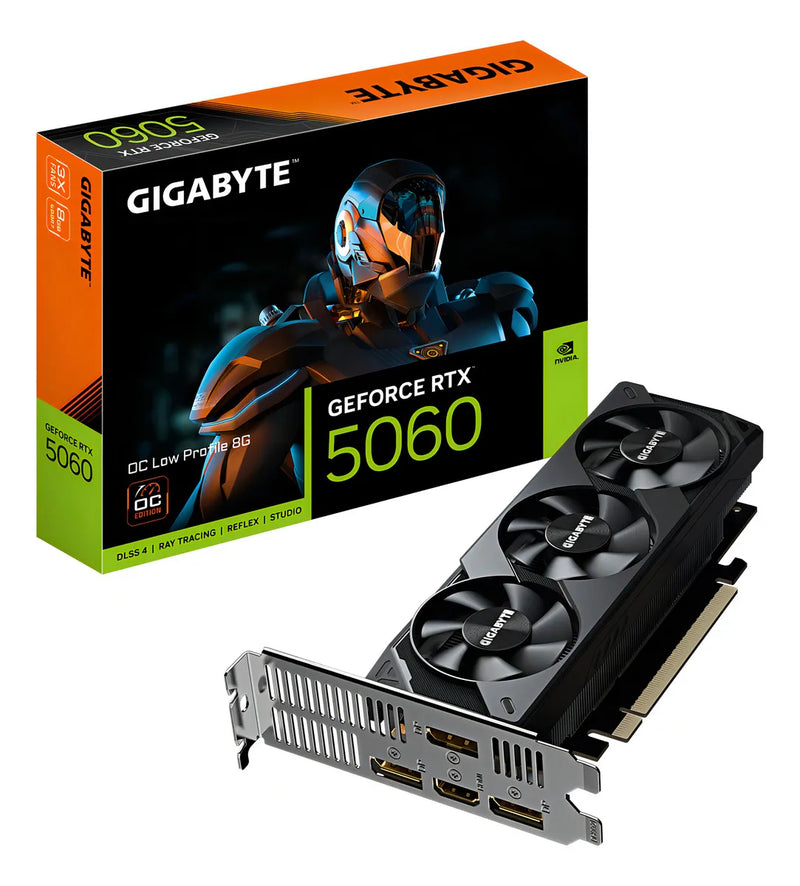 Placa De Video Gigabyte Rtx 5060 Oc 8gb Low Profile