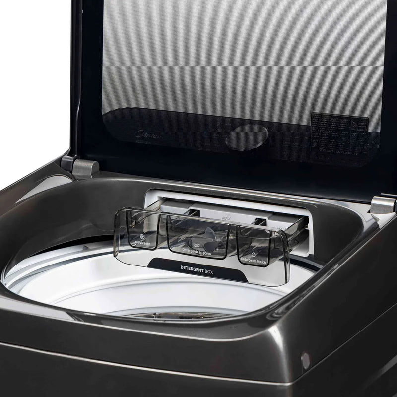 Lavadora Midea 16 Kg Wave Wash Gris Carga Superior