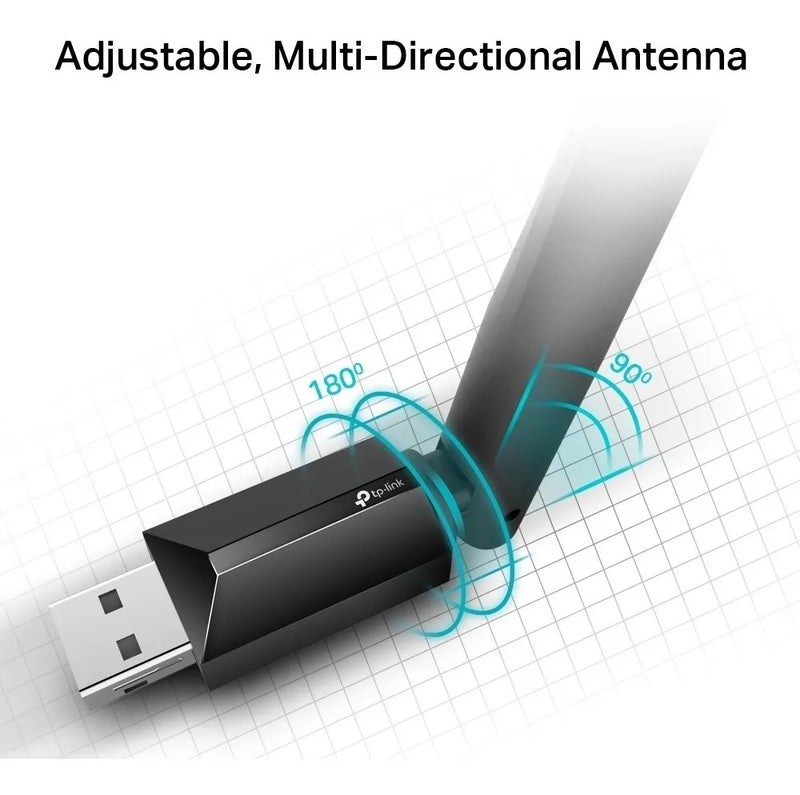 Tp-link, Tarjeta Usb Wifi Banda Dual Ac600, Archer T2u Plus