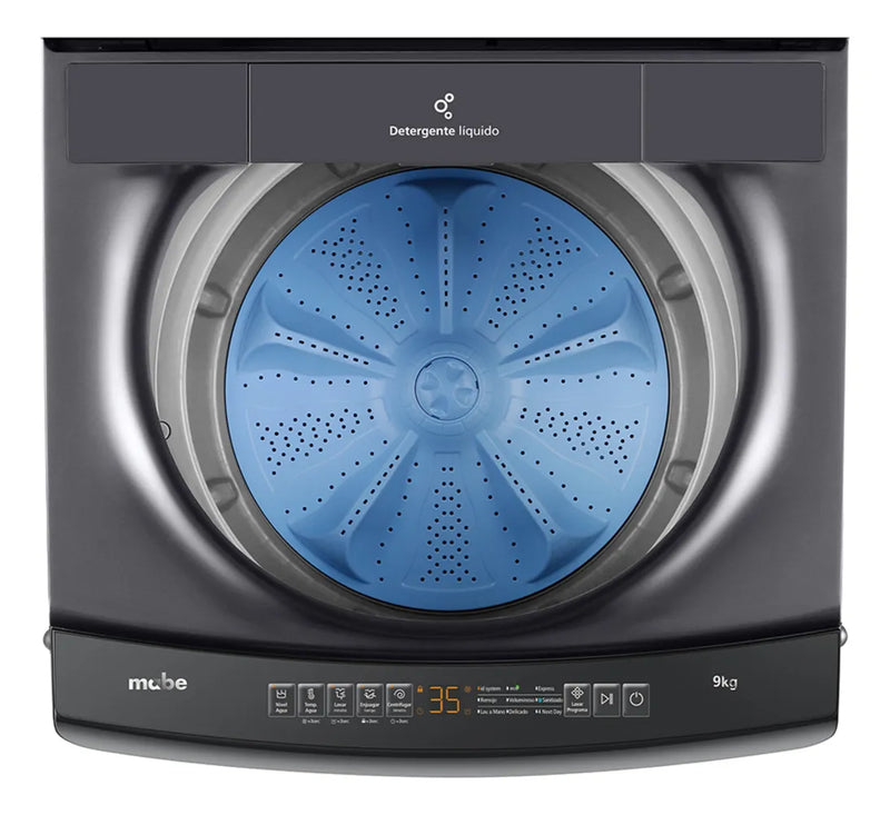 Lavadora Automática Mabe Propela Carga Superior 9 Kg (20 Lb) Gris Oscuro