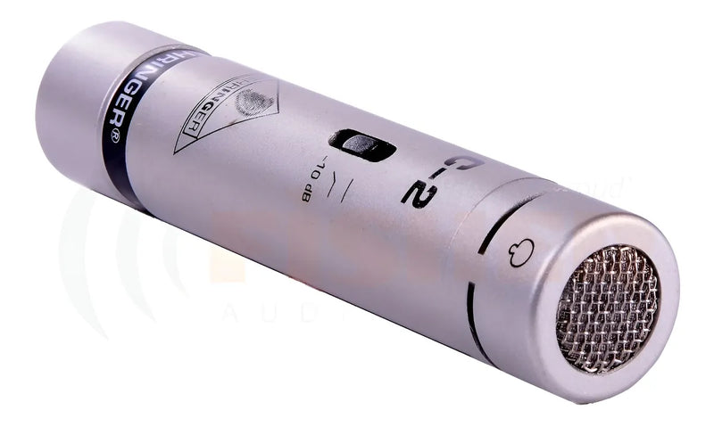 Micrófonos Behringer C-2 Condensador Cardioide color plateadoS