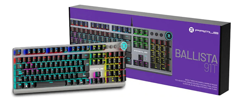 Teclado Primus Ballista 91t Gamer Teclas Mecánicas Luces