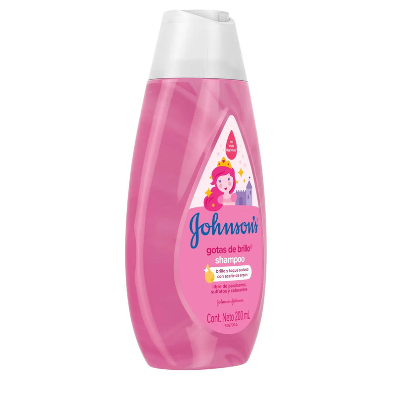 Shampoo Infantil JOHNSON'S Gotas de Brillo 200 ml