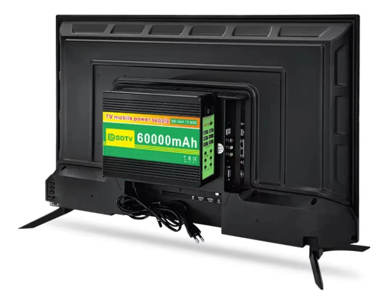 Televisor Solar 32 Pulgadas Batería 60000 Mah Panel Solar