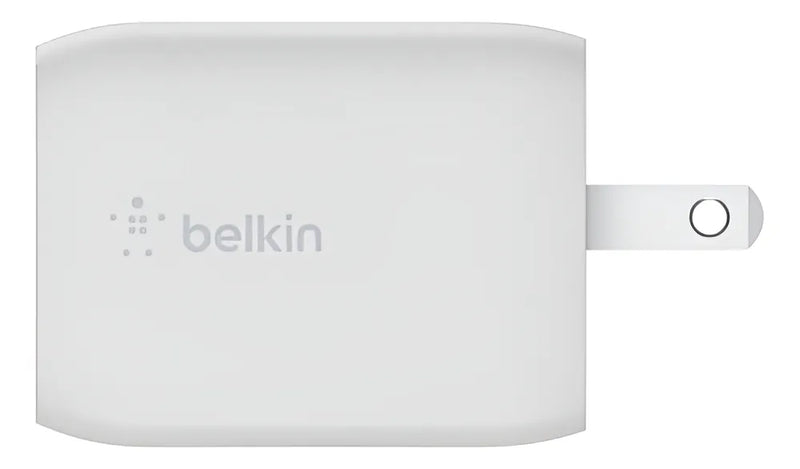 Cargador Pared Dual Belkin Usbc 65w Color Blanco