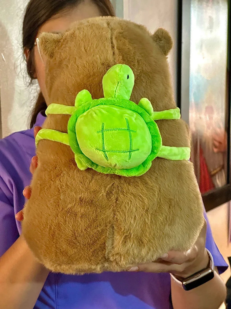 Capibara De Peluche Grande Realista Bonito Juguete Perfumado Color Marrón