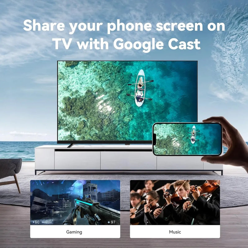 Televisor Smart Tv De 40 Pulgadas Fpd 1080p Fullhd Google Tv