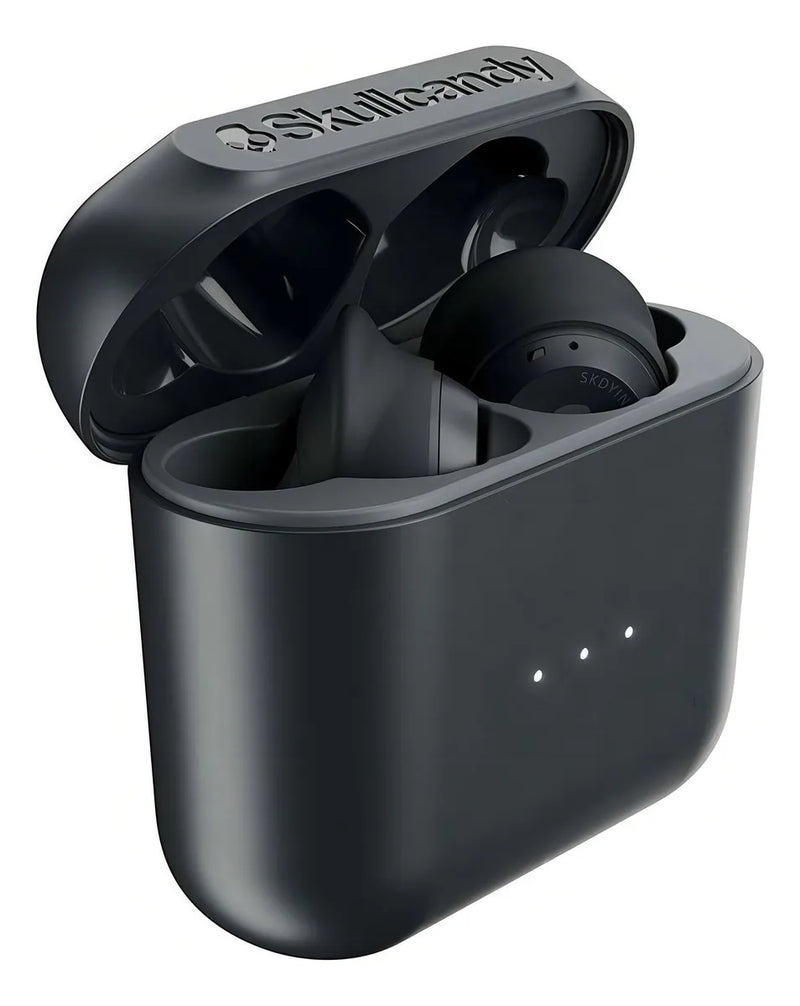 Audífonos in-ear gamer inalámbricos Skullcandy Indy black con luz LED