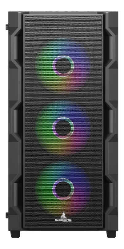 Gabinete Gamer Iceberg Titan M4 Eatx 4000d 7 Vent Incluidos Negro
