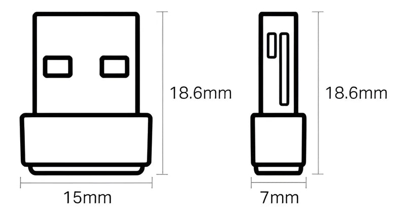 Receptor Wifi Usb Tp-link Ac600 Dual Band Archer T2u