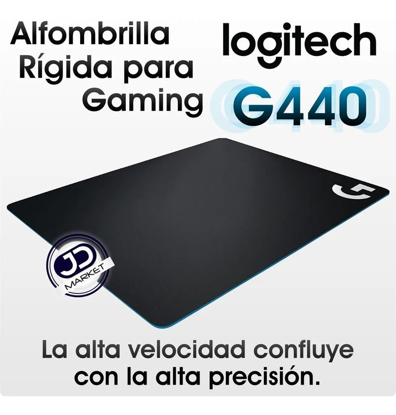 Pad Mouse Gamer Logitech G440 / Superficie Rígida 340x280mm. Negro
