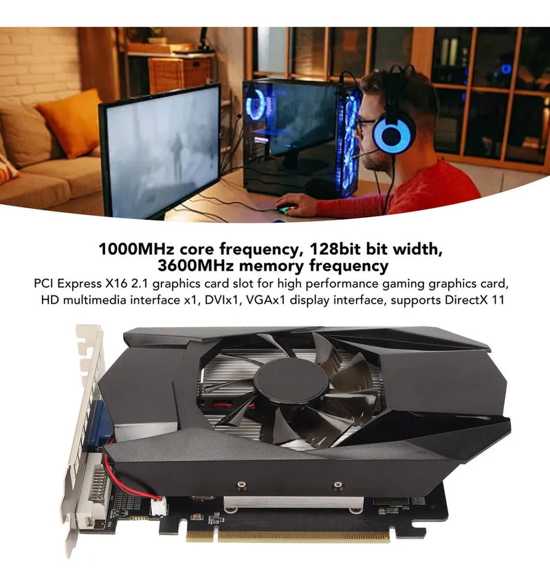 Tarjeta Gráfica Hd7670 4gb Gddr5 128bit Directx 11
