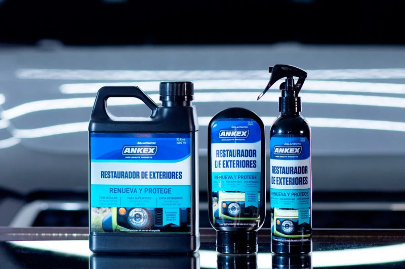 Restaurador Exterior Ankex Detailer Partes Negras