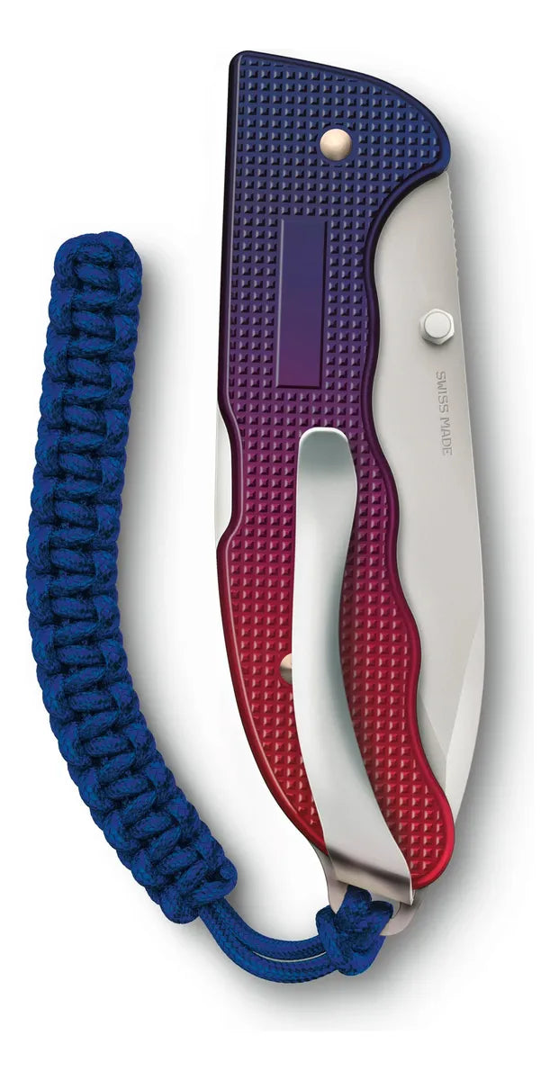Navaja Cuchillo Victorinox Evoke Roja-azul Alox 0.9415.d221 Rojo - Azul
