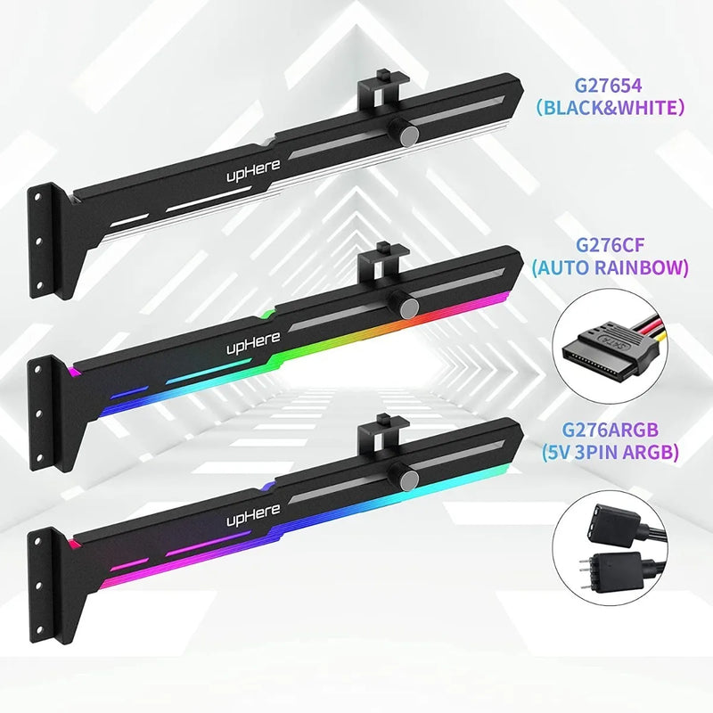 Soporte Peso Tarjeta Video Argb Gamer Led Rtx Amd Pc Gamer
