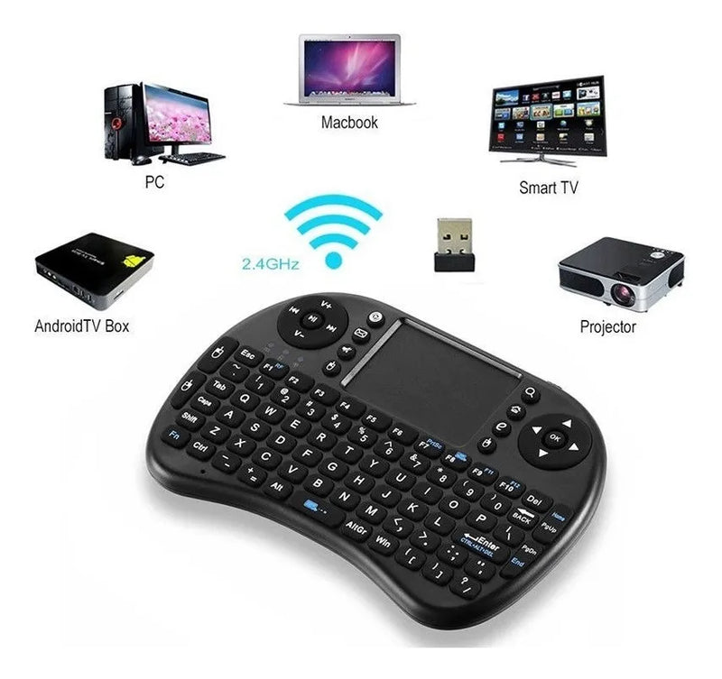 Mini Teclado Inalámbrico Smart, Retroiluminado, Recargable