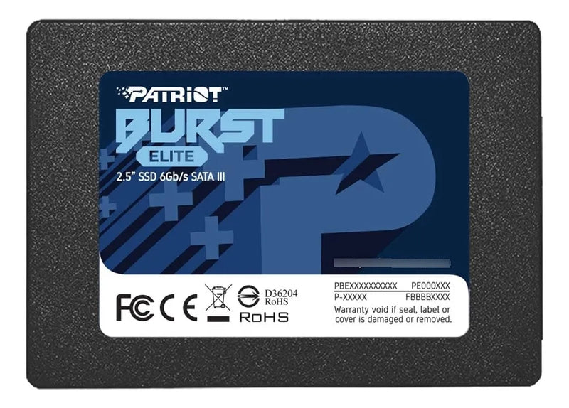 Disco sólido interno Patriot Burst PBU240GS25SSDR 240GB negro