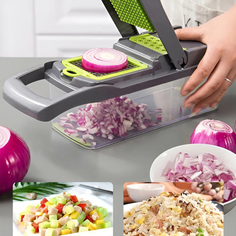 Picador Rallador Verduras Mandolina Ayudante De Cocina