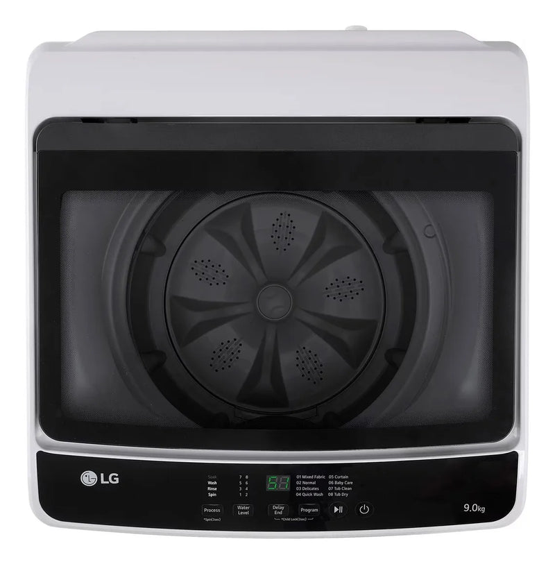 Lavadora LG Carga Superior Tub Clean 9 Kg 19 Lbs Gris 110/220V