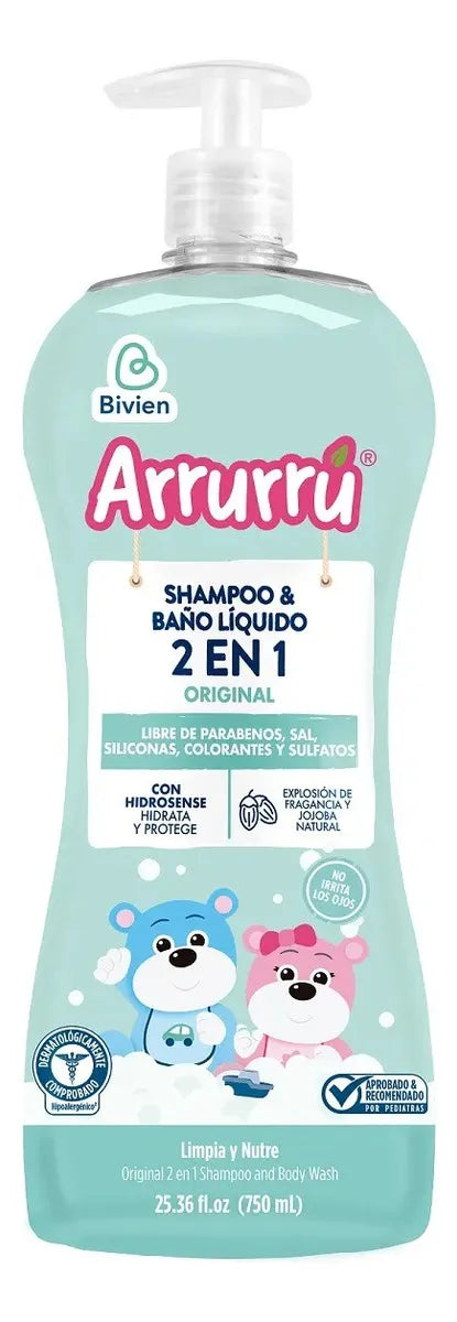Shampoo Baño Líquido Arrurrú - mL