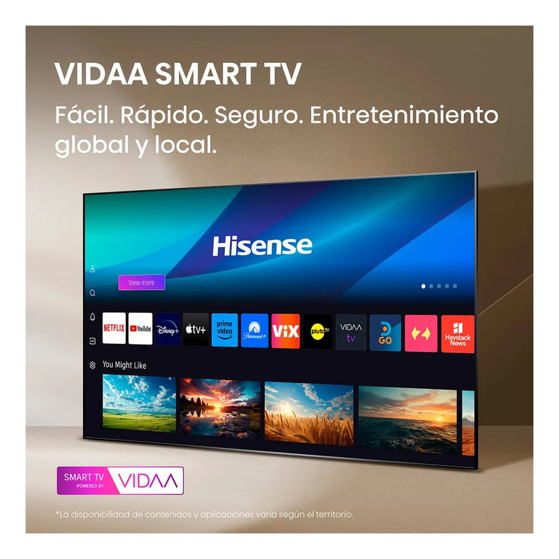 Tv Hisense Fhd 43 Smart Negro 43a4nv