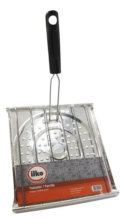 Parrilla Para Arepas Ilko 21.5x19 Cm Color Gris