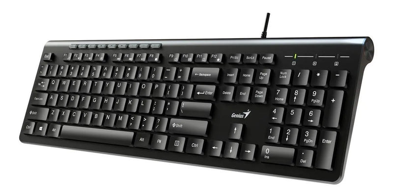 Teclado Genius Slimstar 230 Usb Alambrico Negro
