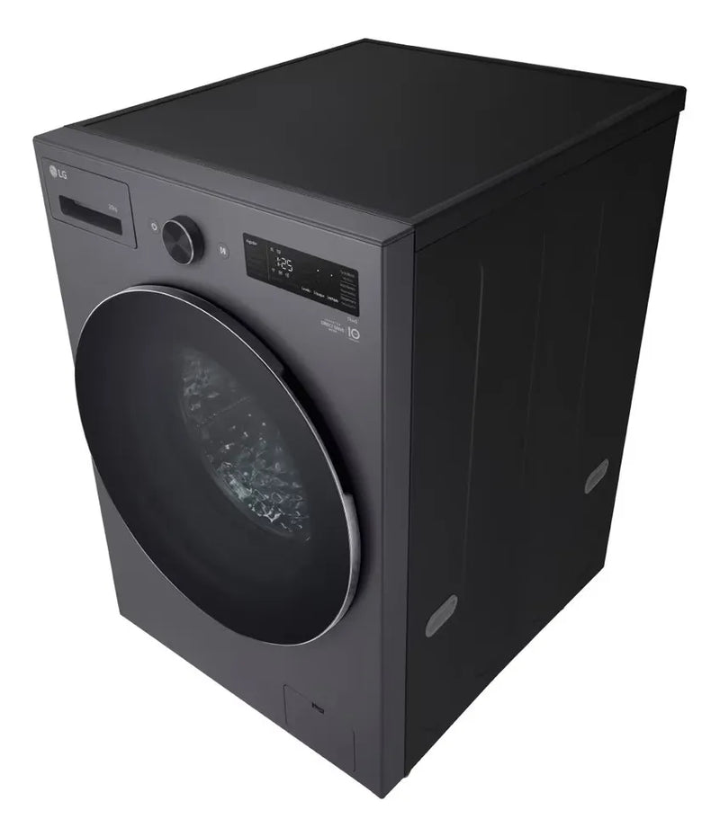 Lavadora Lg Carga Frontal 20 Kg Ai Dd Thinq Turbowash Gris
