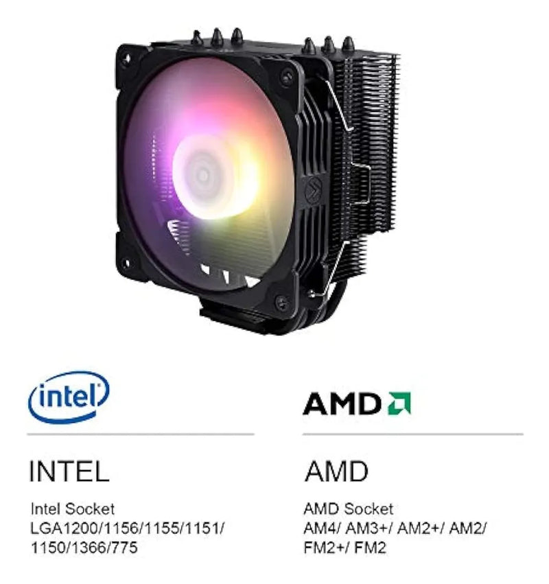 Enfriador De Aire De Cpu Vetroo V5 Con 5 Tubos De Calor Vent