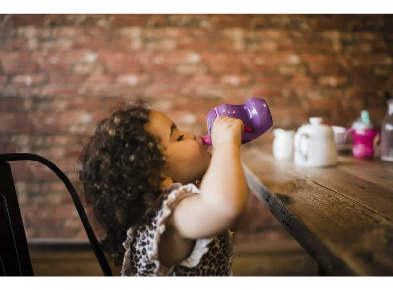 2 Vasos Tommee Tippee Entrenador Cups Sippe 8oz +7m + Color Violeta/rosa