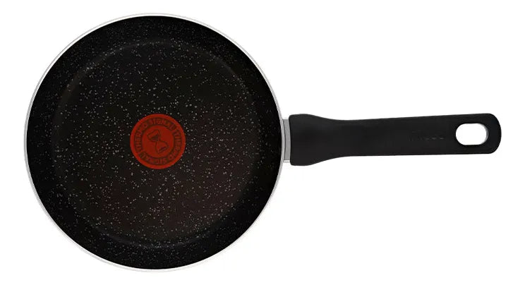 Sartén Imusa Titanium Force 20cm Antiadherente Tapa Vidrio Color Negro
