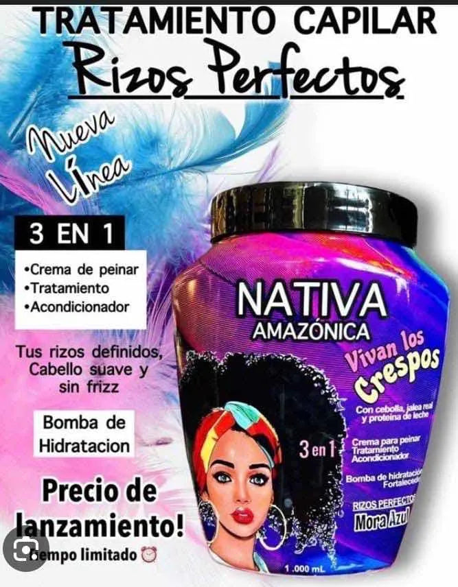 Kit Shampoo Y Tratamiento Vivan Los Crespos X 1000 Ml