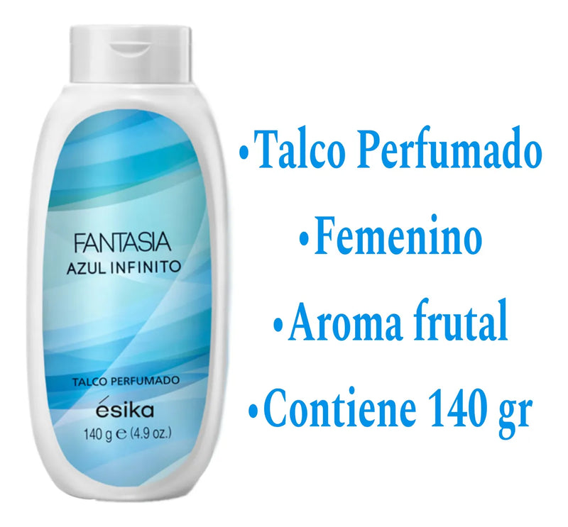 4 Talco Perfumado Fantasía