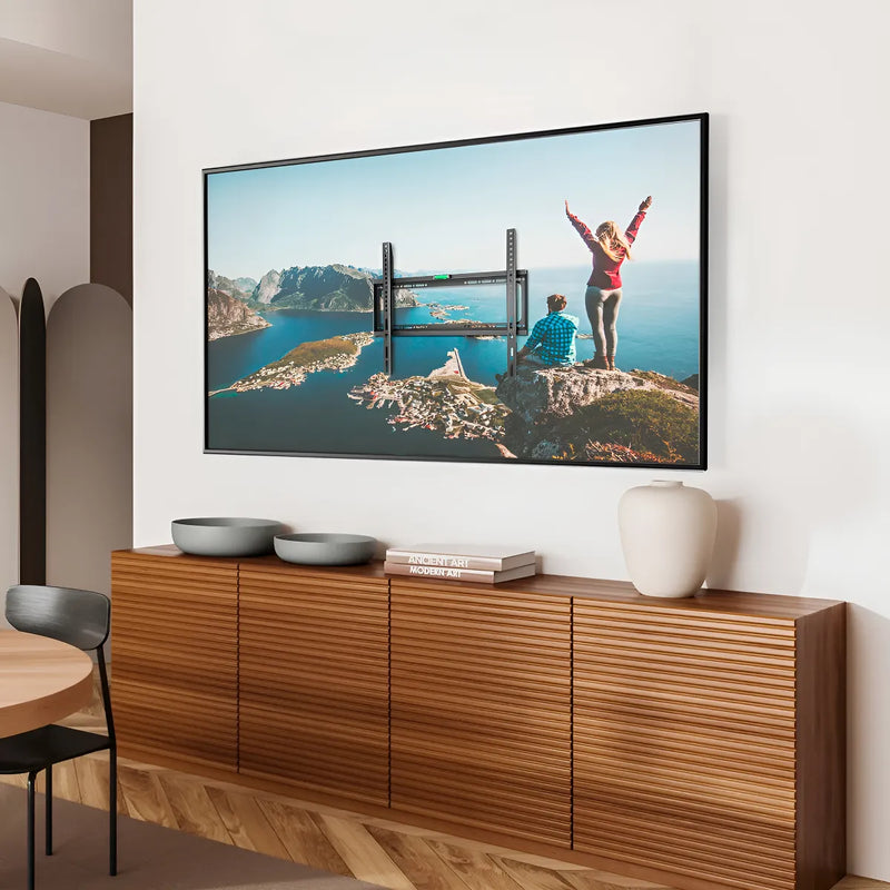 Soporte De Pared Para Televisor De 26 A 63 Pulgadas Color Negro