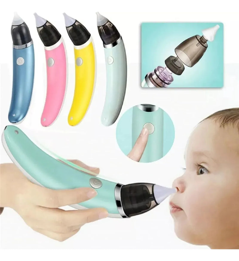 Aspirador Nasal Eléctrico Para Bebés Para Limpieza De Nariz Verde Claro