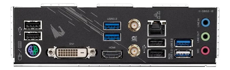 Placa base Gigabyte B550m Aorus Elite Ax Wifi y Bluetooth AM4, color negro