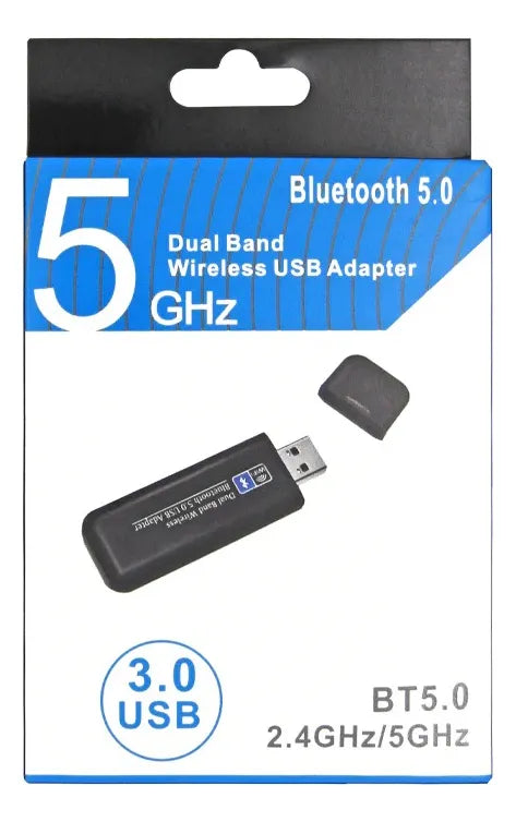 Adaptador Wifi Bluetooth Usb 3.0 Doble Banda 2.4/5g 1300mbps