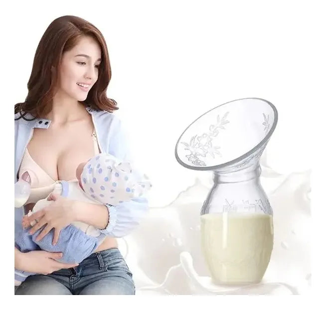 Recolector Extractor Leche Materna Silicona 100% Suave Pezon