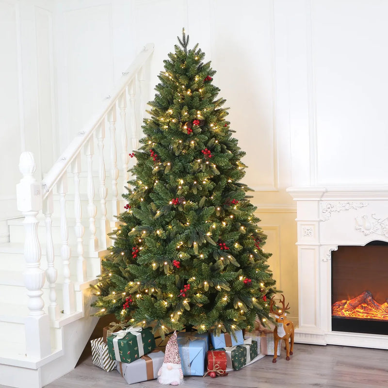 Árbol De Navidad Led 210 Cm 1355 Ramas Dear Santa