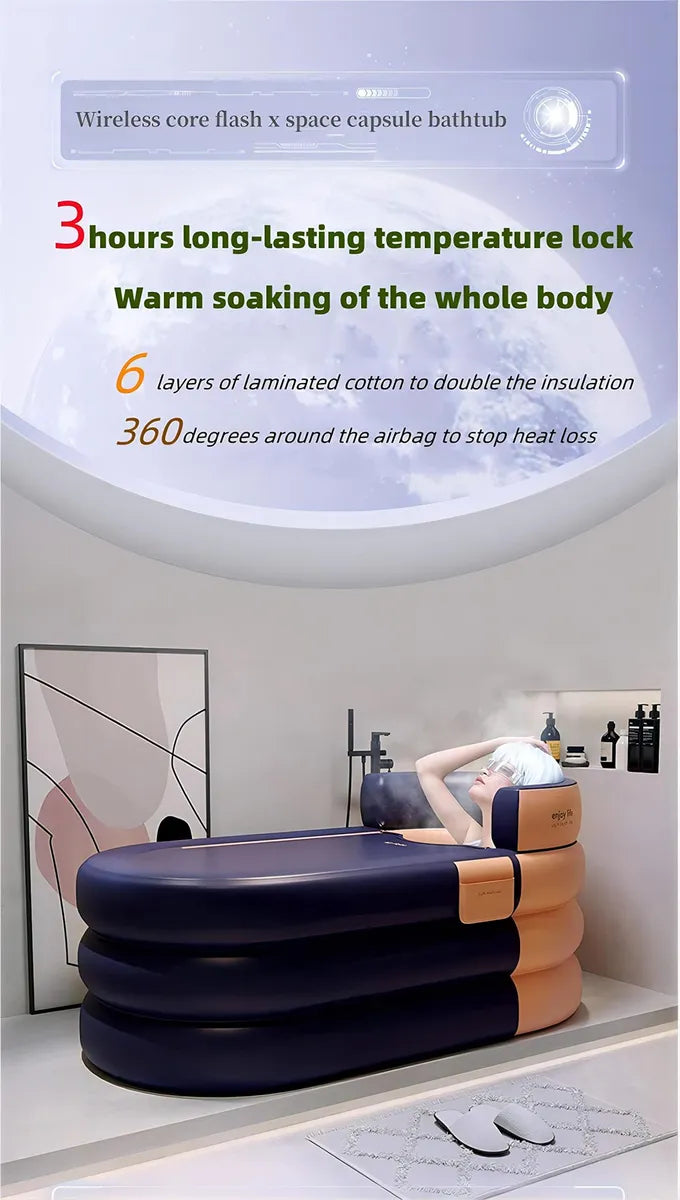 Relaxa Tu Mente Y Cuerpo Con Nuestra Banera Inflable Electri