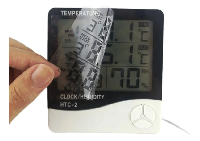 Reloj Termohigrometro Digital Sonda Temperatura Humedad Htc2