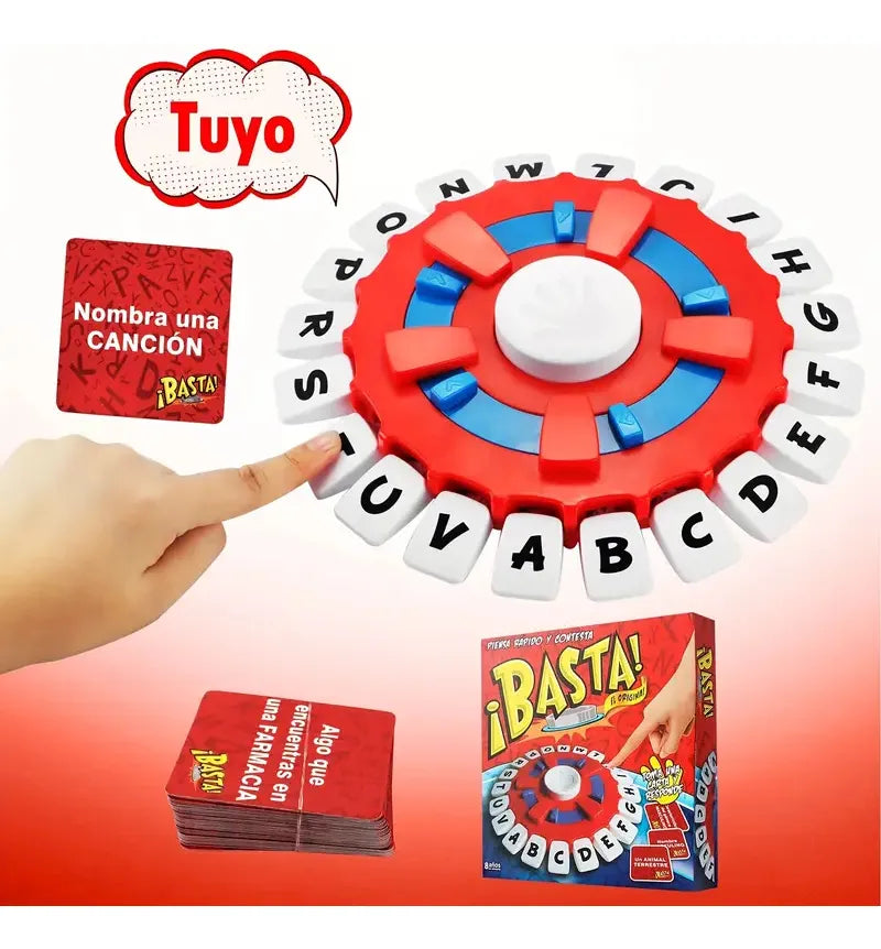 Juego De Mesa Basta Español Niños Stop Agilidad Palabras