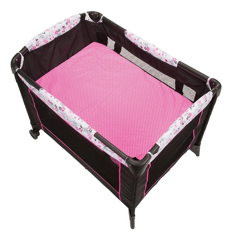 Disney Sweet Wonder Minnie Garden Cuna Corral Cambiador