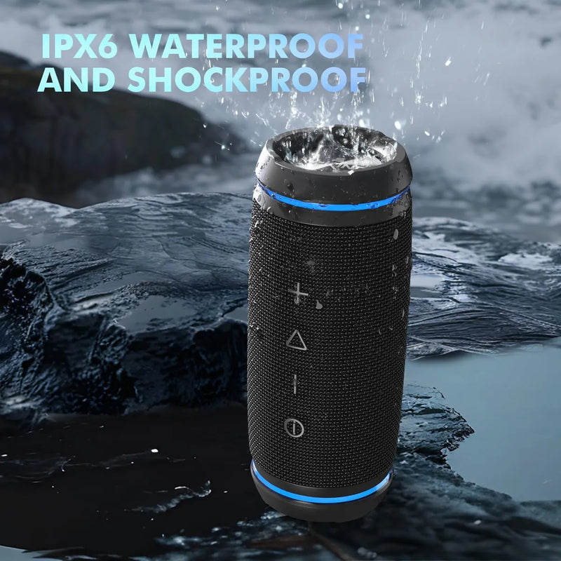 Altavoces Portátiles 36 W Bluetooth Ipx6 Sonido 360 30 Horas Negro